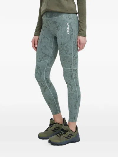 Adidas Originals Terrex Leggings In Green
