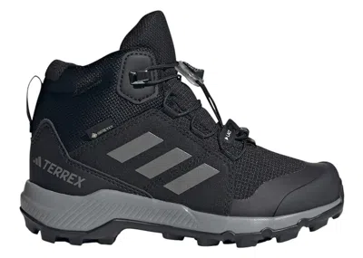 Pre-owned Adidas Originals Terrex Mid Goretex Sneakers In Core Black/grey Three