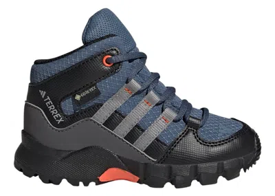 Pre-owned Adidas Originals Terrex Mid Goretex Sneakers In Wonder Steel/grey Three/semi Impact Orange In Multi
