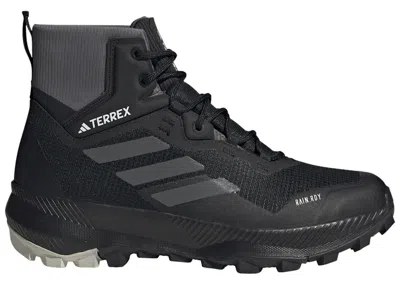 Pre-owned Adidas Originals Terrex Mid Rain.rdy Grey Grey (women's) Sneakers In Core Black/grey Five/grey One