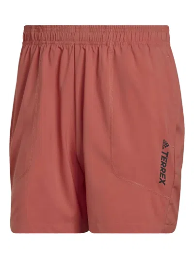 Adidas Originals Terrex Shorts In Orange