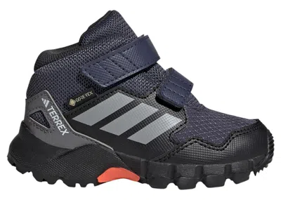 Pre-owned Adidas Originals Terrex Skychaser Mid Goretex Sneakers In Shadow Navy Blue/grey Three/semi Impact Orange