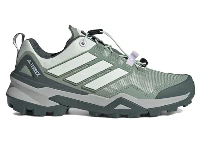 Pre-owned Adidas Originals Terrex Skychaser (women's) Sneakers In Linen Green/off White/silver Dawn