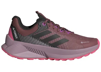 Pre-owned Adidas Originals Terrex Soulstride Flow Goretex (women's) Sneakers In Burgundy/core Black/pink Fusion