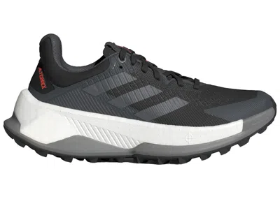 Pre-owned Adidas Originals Terrex Soulstride Ultra Trail Grey (women's) Sneakers In Core Black/grey Four/cloud White In Multi