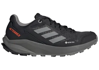 Pre-owned Adidas Originals Terrex Trail Rider Goretex Trail Grey Grey (women's) Sneakers In Core Black/grey Three/grey Four