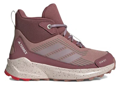 Pre-owned Adidas Originals Terrex Trailmaker 2 Mid Rain.rdy Sneakers In Warm Clay/preloved Fig/pure Ruby