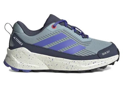 Pre-owned Adidas Originals Terrex Trailmaker 2 Rain.rdy Sneakers In Magic Grey/semi Cobalt Blue/shadow Navy