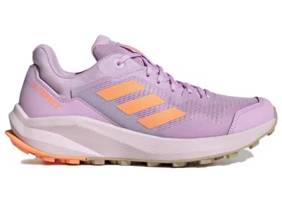 Pre-owned Adidas Originals Terrex Trailrider (women's) Sneakers In Bliss Lilac/beam Orange/almost Blue