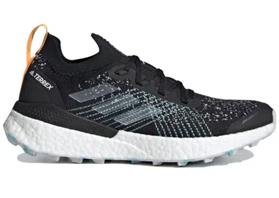 Pre-owned Adidas Originals Terrex Two Ultra Parley Dash Grey (women's) Sneakers In Core Black/grey Three/blue Spirit