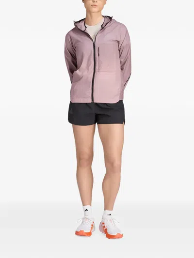 Adidas Originals Terrex Xperior Clima365 Light Hooded Jacket In Pink