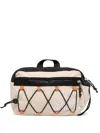 Adidas Originals Textured Laced Belt Bag In Neutral