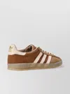 Adidas Originals Textured Rubber Sole Signature Stripes Sneakers In Multi