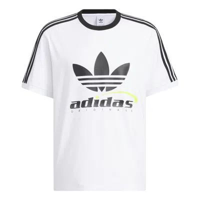 Adidas Originals Tfl Logo T-shirt Asia Sizing 'white Black'