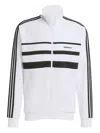 Adidas Originals The First Striped Sweatshirt In White