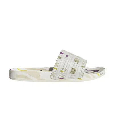Pre-owned Adidas Originals Thebe Magugu X Wmns Adilette Slide 'abstract' In White