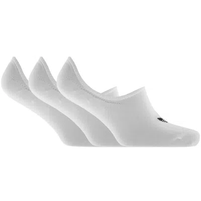 Adidas Originals Three Pack Low Cut Socks White