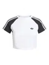 Adidas Originals Three-stripe Baby T-shirt In White