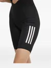 Adidas Originals Three-stripe Cycling Shorts In Black
