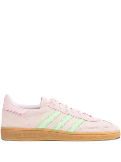 Adidas Originals Three-stripe Handball Spezial Sneakers In Pink
