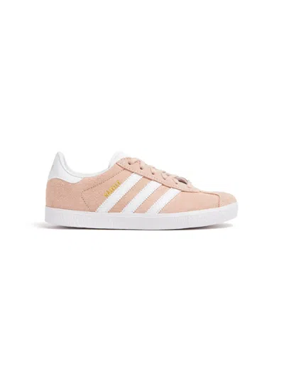 Adidas Originals Kids' Three-stripe Lace-up Sneakers In Pink