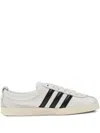Adidas Originals Three-stripe Leather Sneakers In White