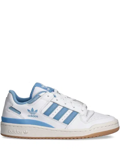 Adidas Originals Three-stripe Leather Trainers In White