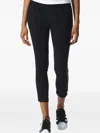 Adidas Originals Three-stripe Panel Trousers In Black