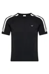 Adidas Originals Logo-embroidered T-shirt In Black