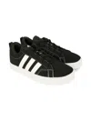 Adidas Originals Three-stripe Sneakers In Black