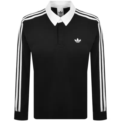 Adidas Originals Three Striped Polo Black