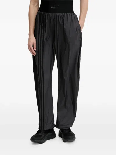 Adidas Originals Three-stripes Pocket Track-pants In Black
