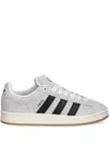 Adidas Originals Three-stripes Suede Sneakers In White