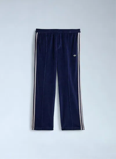 Adidas Originals Three Stripes Track Pants In Blue