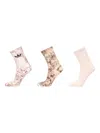 Adidas Originals Tie-dye Crew Socks (pack Of Three) In Neutral