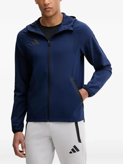 Adidas Originals Tiro Travel Windbreaker In Blue
