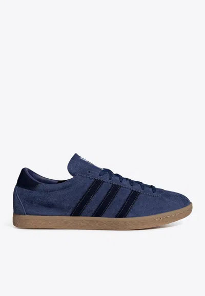 Adidas Originals Tobacco Suede Low-top Sneakers In Blue