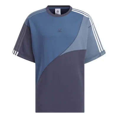 Adidas Originals Toc Graphic T-shirts 'blue Purple'
