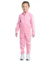 Adidas Originals Toddler & Little Girls Tricot Long-sleeve Essential 3-stripe Tricot Track Jacket & Pants, 2 Piece Se In Pink