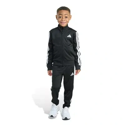 Adidas Originals Babies' Toddler Boys 2-pc. Track Suit In Black