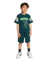 Adidas Originals Toddler Boys 2-piece Disney Mickey Mouse T-shirt And Shorts Set In Green