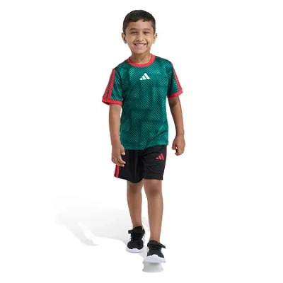 Adidas Originals Babies' Toddler Boys 2-pc. Short Set In Green