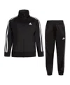Adidas Originals Toddler Boys Tricot Jacket And Jogger Pants, 2-piece Set In Black