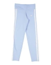 Adidas Originals Toddler Girl Leggings Light Blue Size 5 Cotton, Elastane In Blue