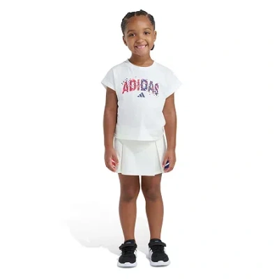 Adidas Originals Babies' Toddler Girls 2-pc. Skort Set In White
