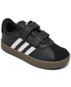 ADIDAS ORIGINALS TODDLER KIDS VL COURT 3.0 FASTENING STRAP CASUAL SNEAKERS FROM FINISH LINE