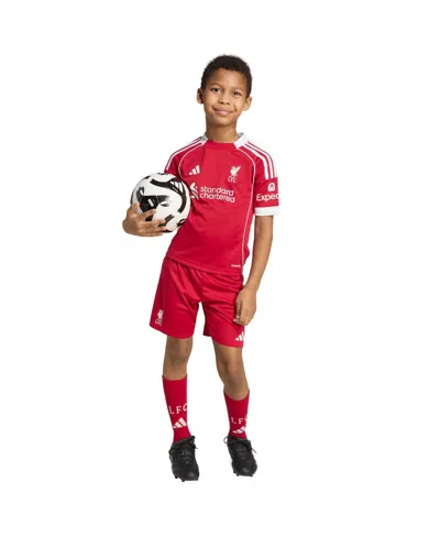Adidas Originals Babies' Toddler Red Liverpool 2025/26 Home Mini Kit