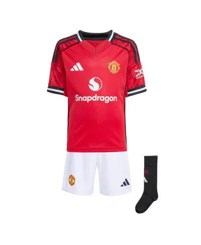 Adidas Originals Toddler Red Manchester United 2025/26 Mini Kit