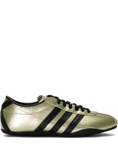 Adidas Originals Tokyo Leather Sneakers In Gold