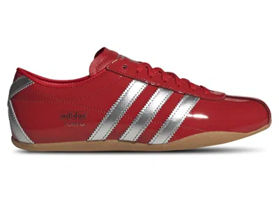 Pre-owned Adidas Originals Tokyo Patent (women's) Sneakers In Red/silver Metallic/gum